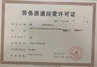 人力资源派遣许可证代办